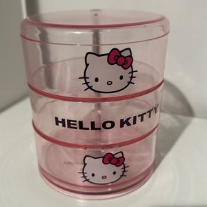 Gently Used 3 Tier Hello Kitty Jewelry Container